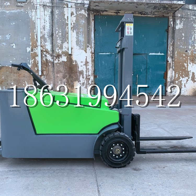 新龙县小型电动叉车1吨2吨步行站驾式电瓶堆高充电装卸车液压升降车铲车